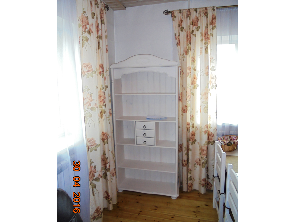 Шкаф книжный с 3 ящиками массив сосны Айно №2