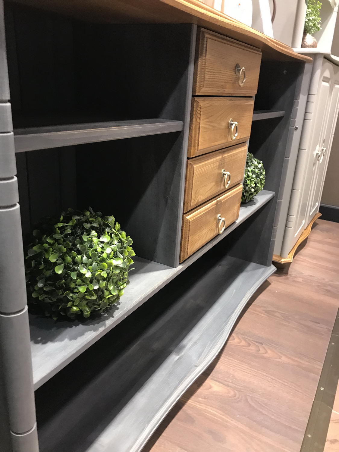   Стеллаж с 4 ящиками Айно  