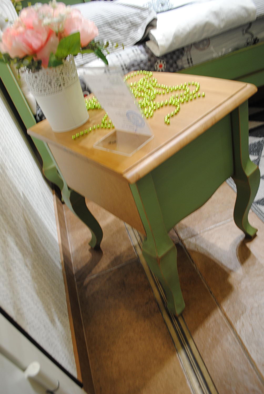 Тумба с ящиком белый прикроватная Ари-Прованс №1