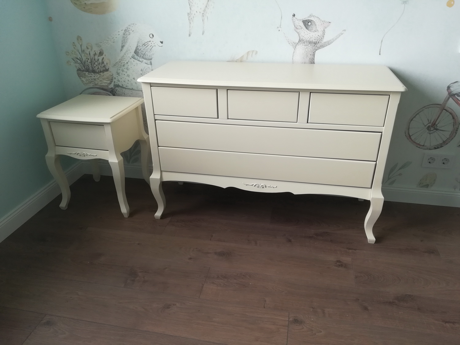 Комод белый 5 ящиков Ари-Прованс №4