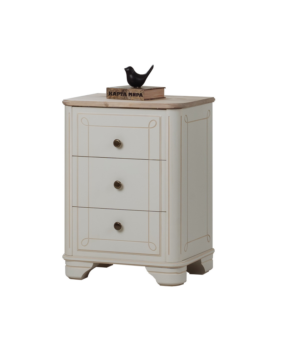 Тумба 3 ящика массив Бетти №4