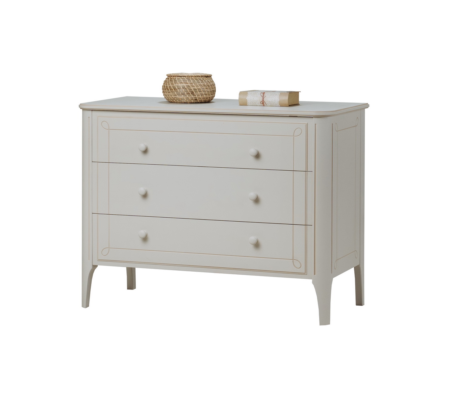 Тумба с 3 ящиками массив сосны Бетти №9