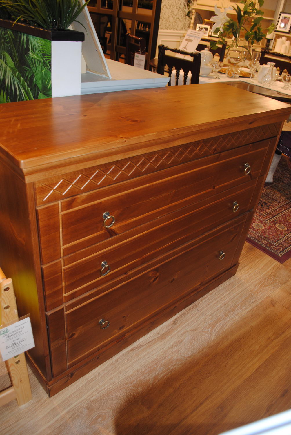 Комод из массива сосны Дания №2