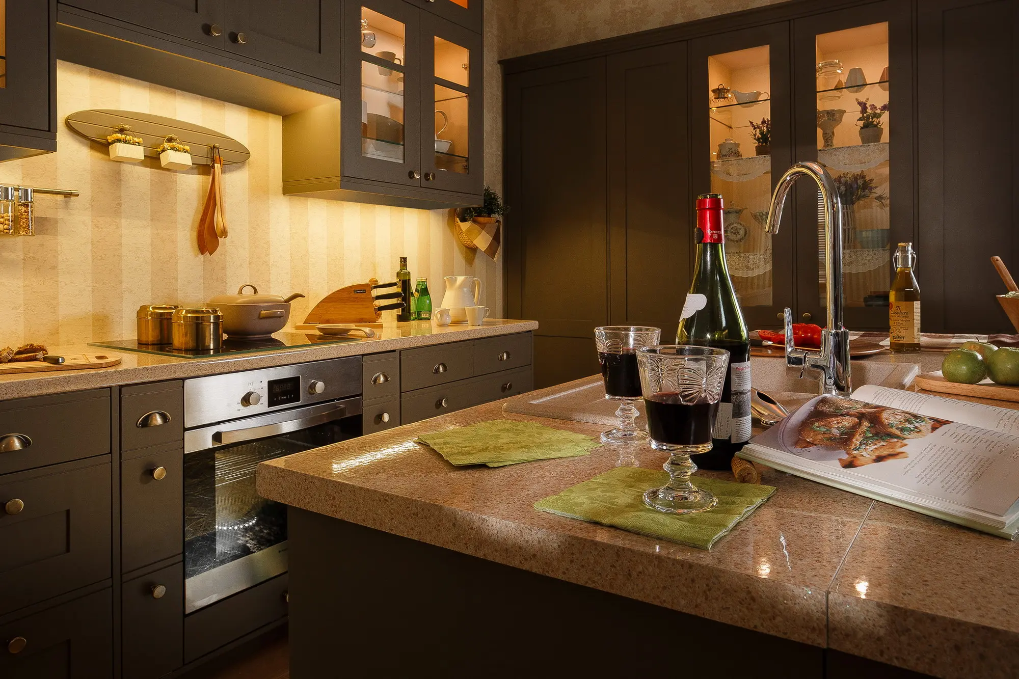   Кухня шпон Финка (цена за п/м)  