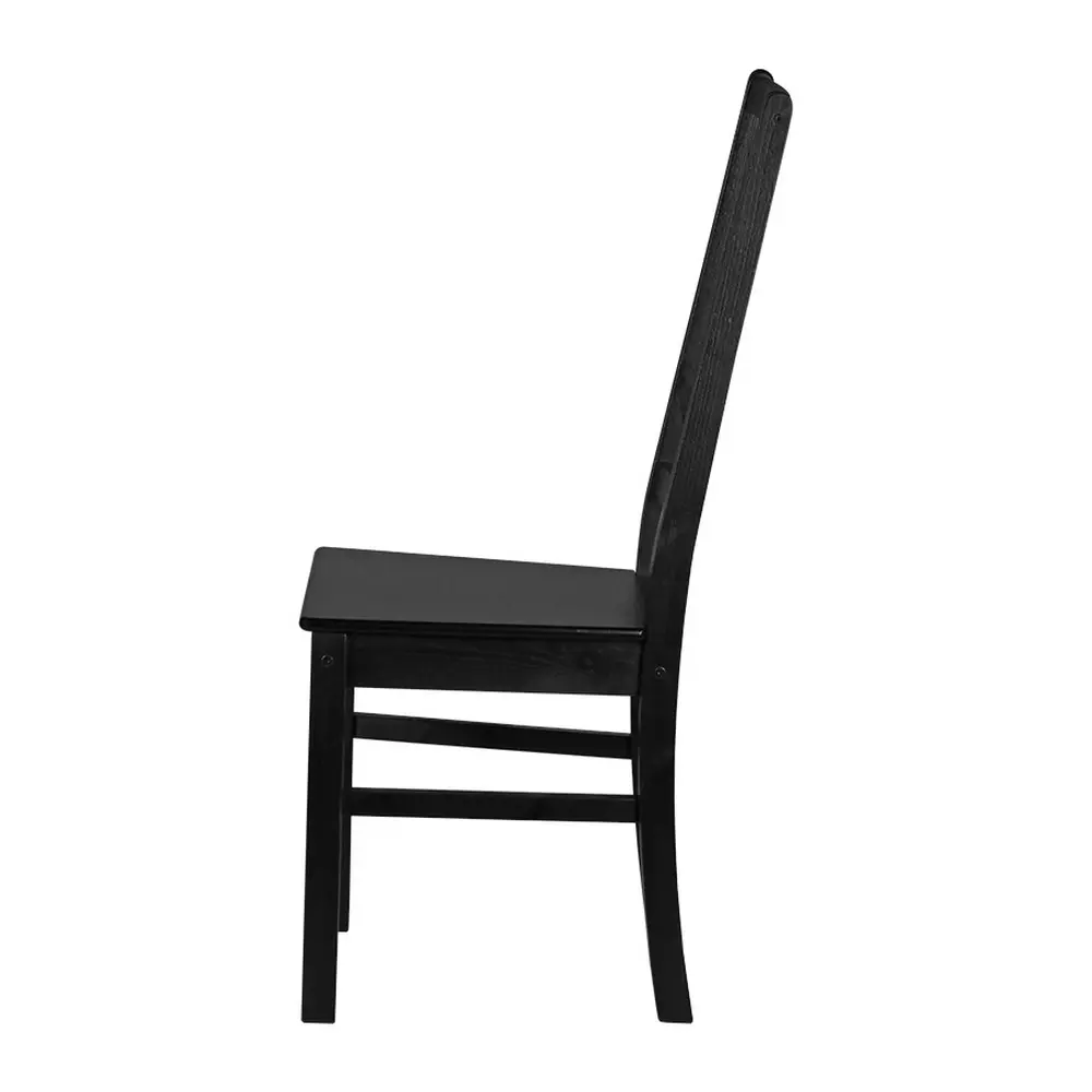 Стул чёрный сосны Карина