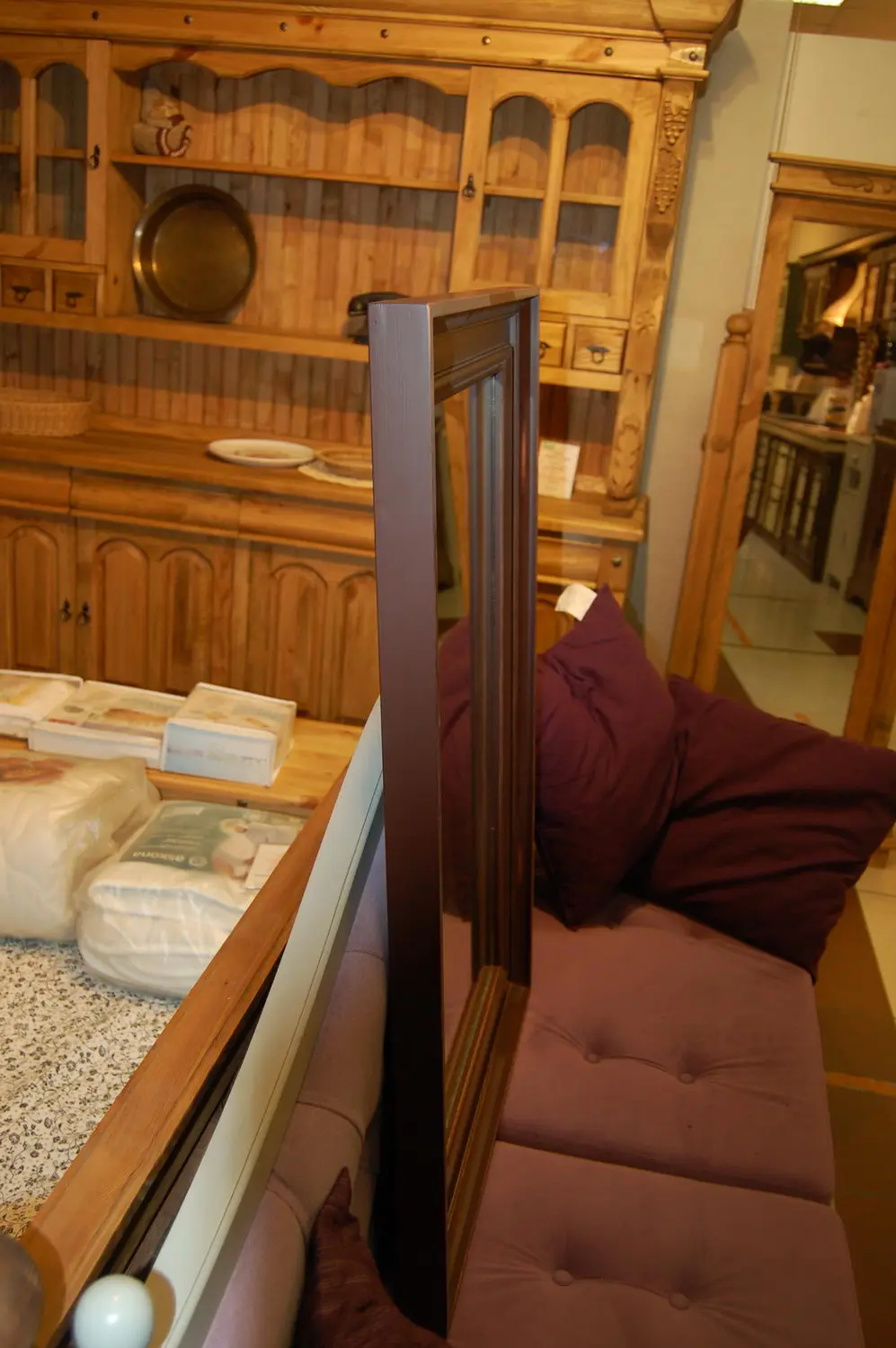 Зеркало Валенсия 2-43 сосна