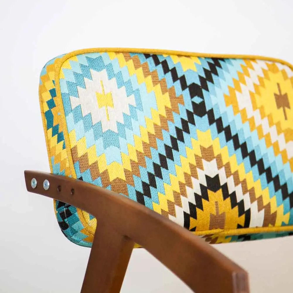 Стул массив березы  Rabbit   Wood Бруно орех+гобелен Узор  