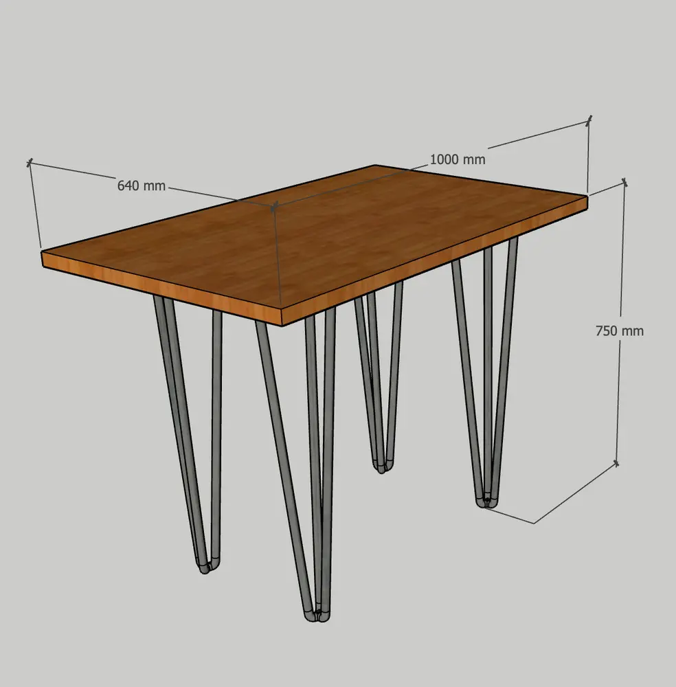 Стол кухонный прямоугольный белый 06-06