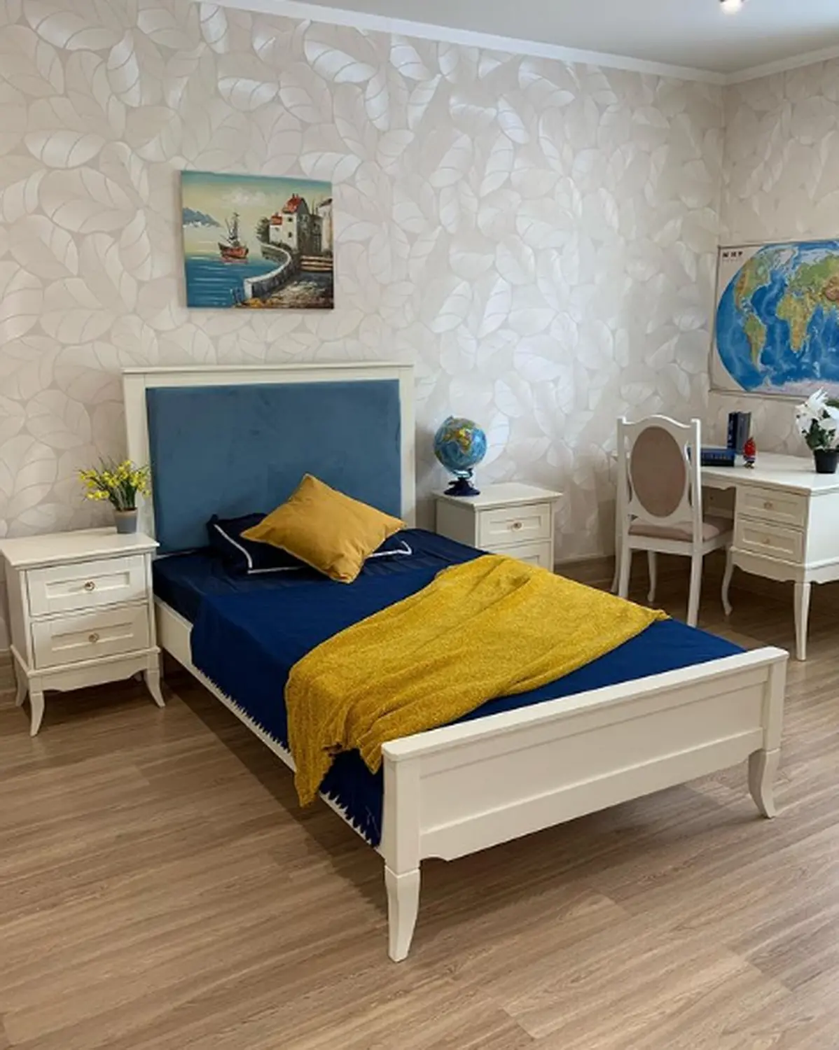 Кровать  "Римини" 1200х2000  с мягким изголовьем