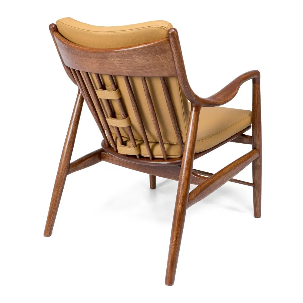 Кресло массив дуба Гарвард комфорт (кожа)