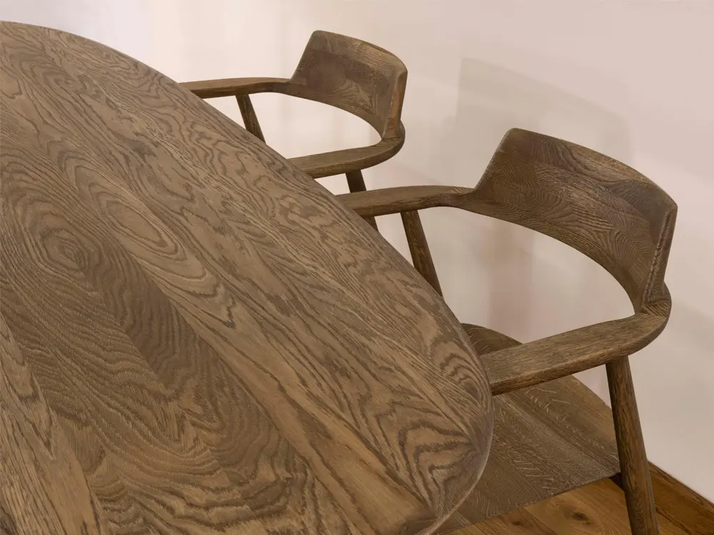 Стол массив дуба Медуза обеденный 2000