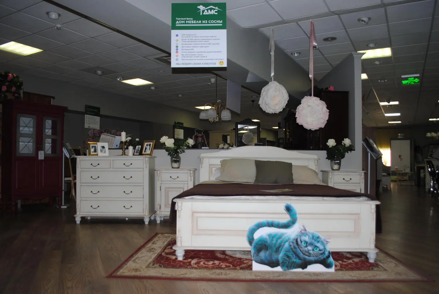 Кровать массив сосны Скандия 1600х2000 с низкой спинкой 12.2.05