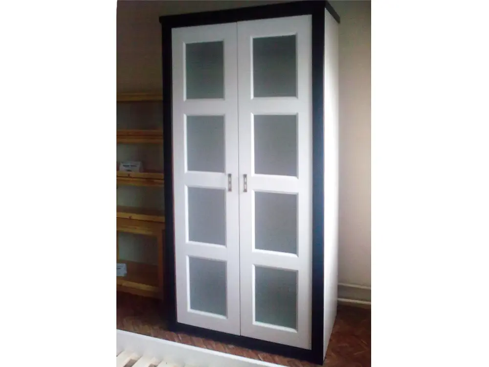 Шкаф Ярви 2-х створчатый комбинированный 3.22.02