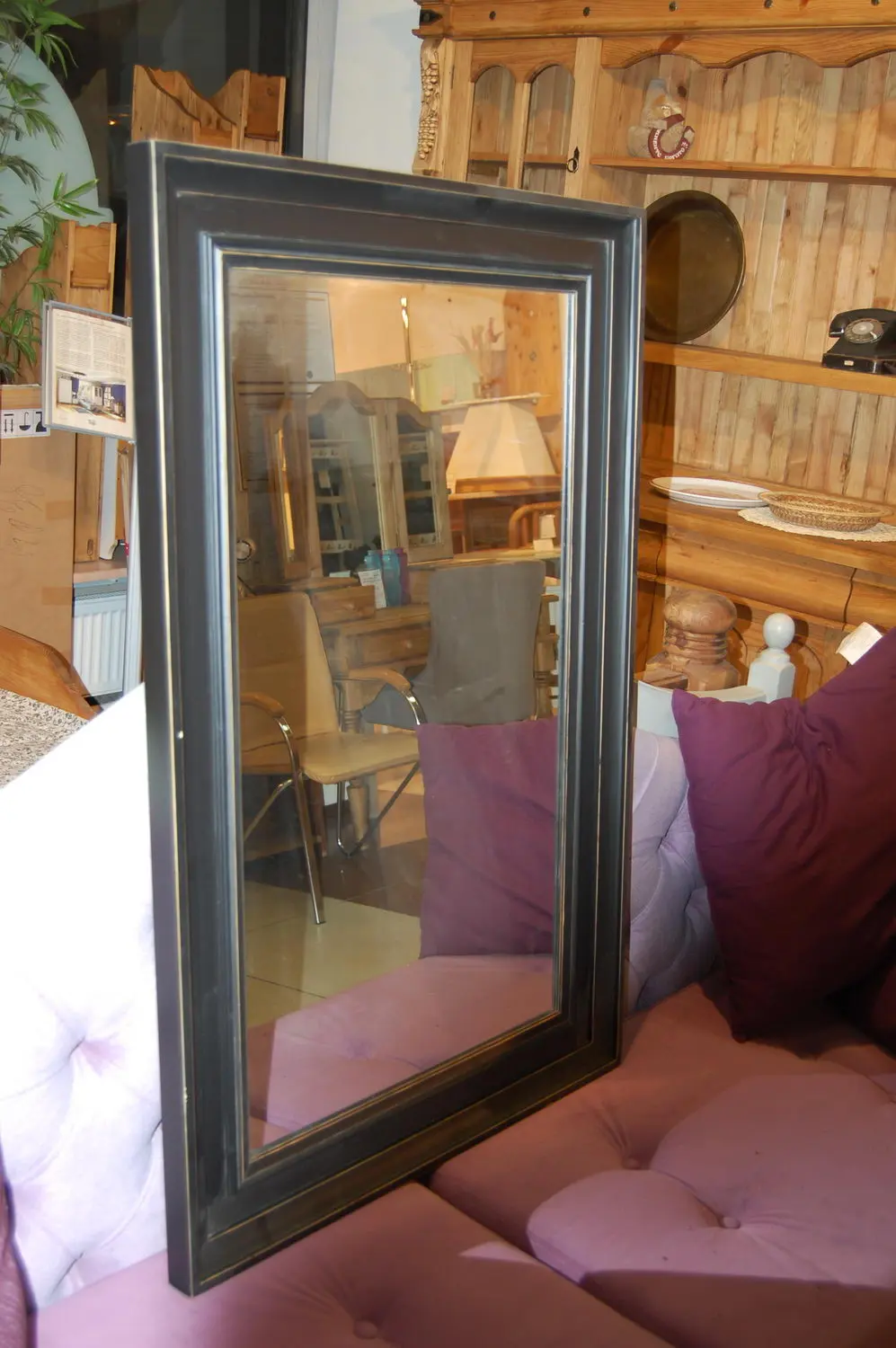 Зеркало массив прямоугольная Бьерт 1-66 сосна