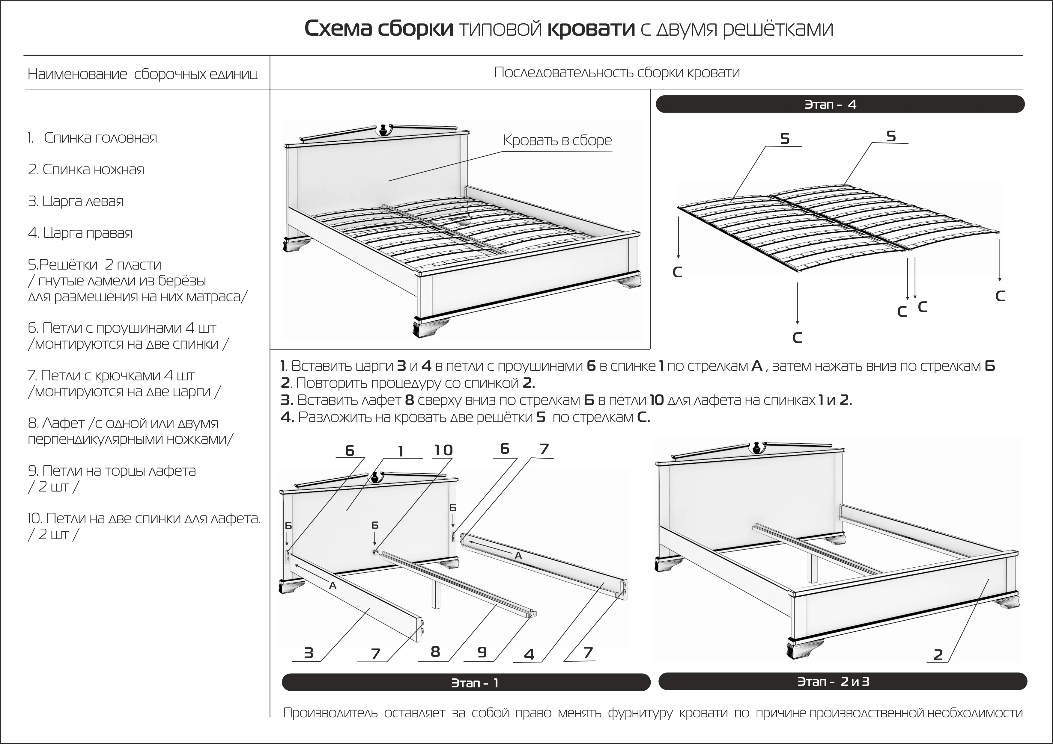 Кровать Новинка 1800х2000