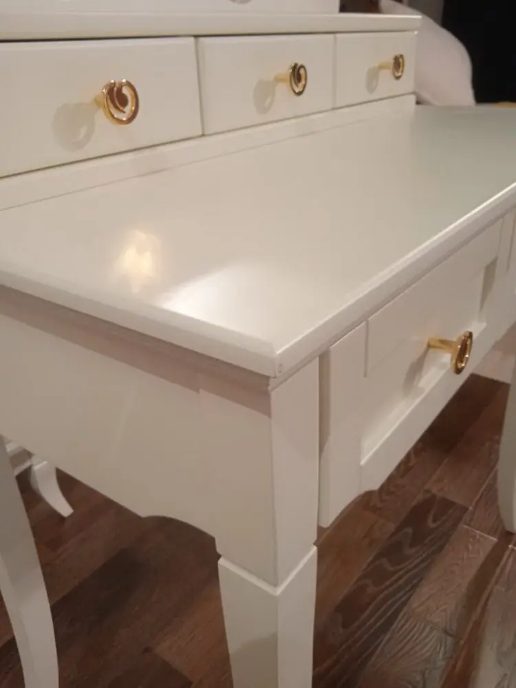 Дамский стол с 5 ящиками и зеркалом «Римини"