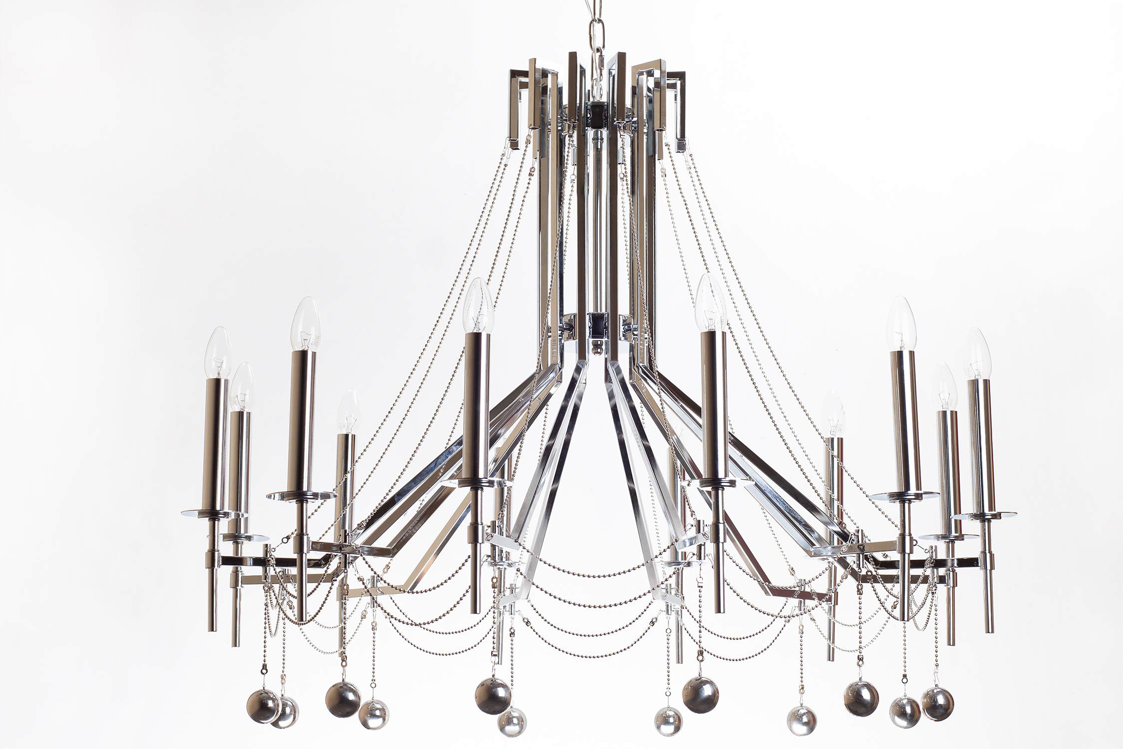 Люстра Rocco Silver 12