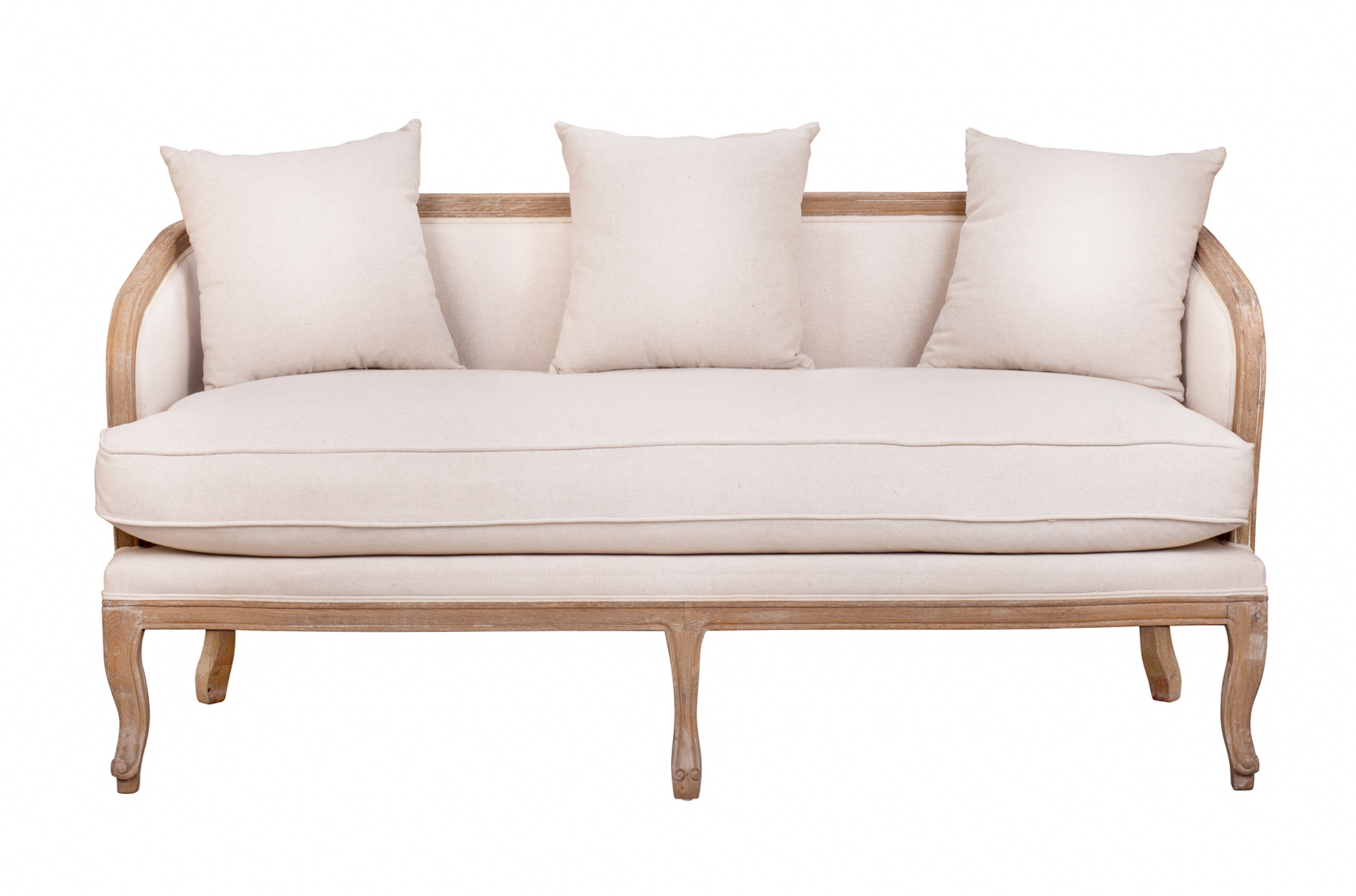 Диван ретро Nora бежевый