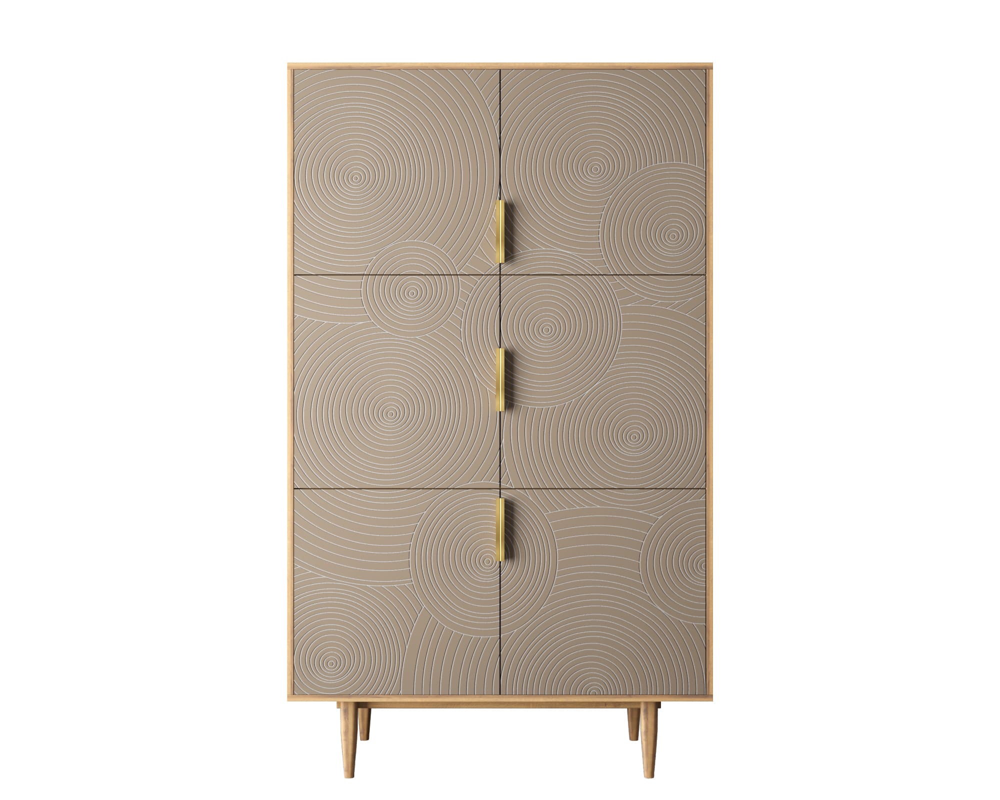 Большой комод с шестью дверками "Line" R20