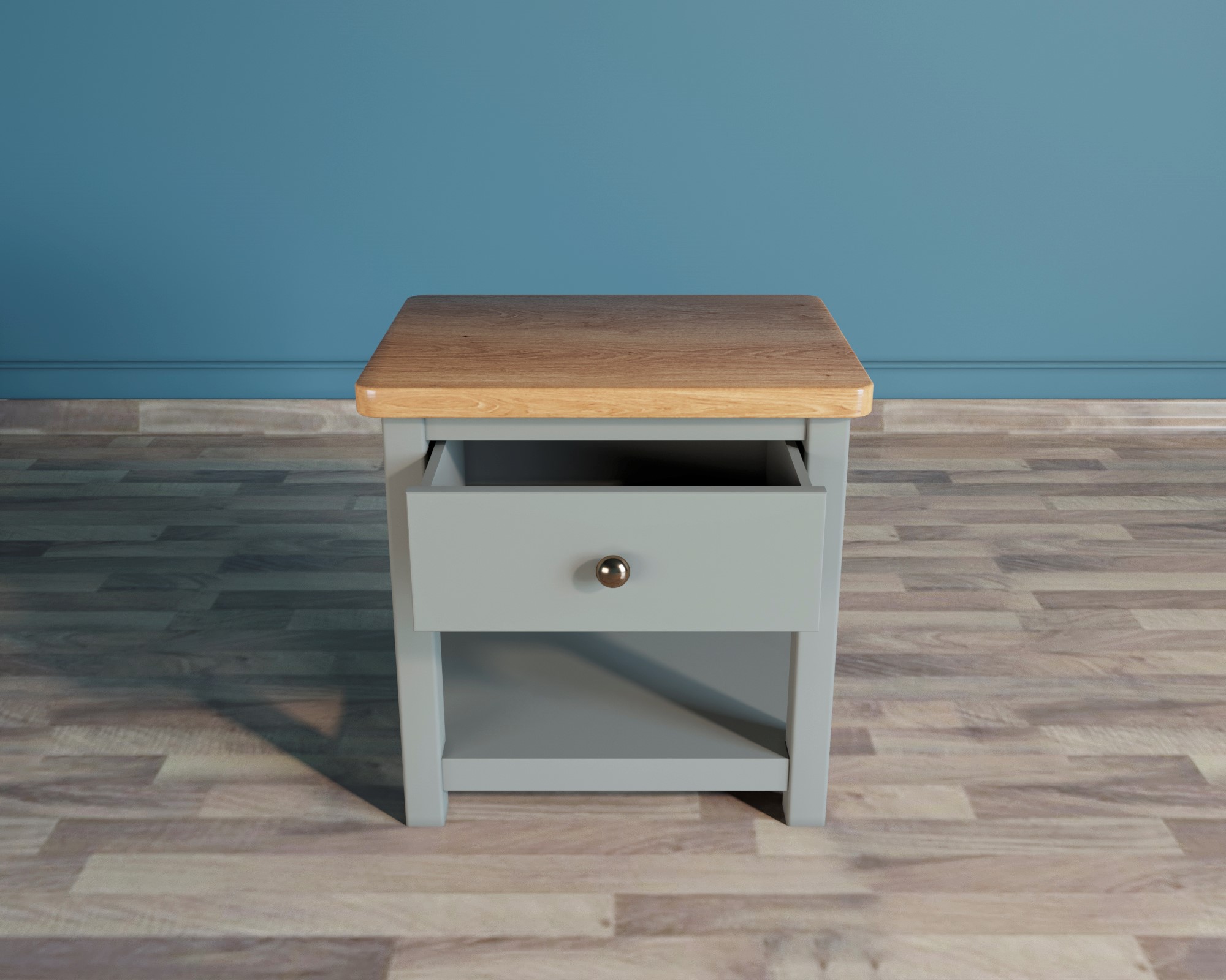 Тумба "Jules Verne" низкая серая