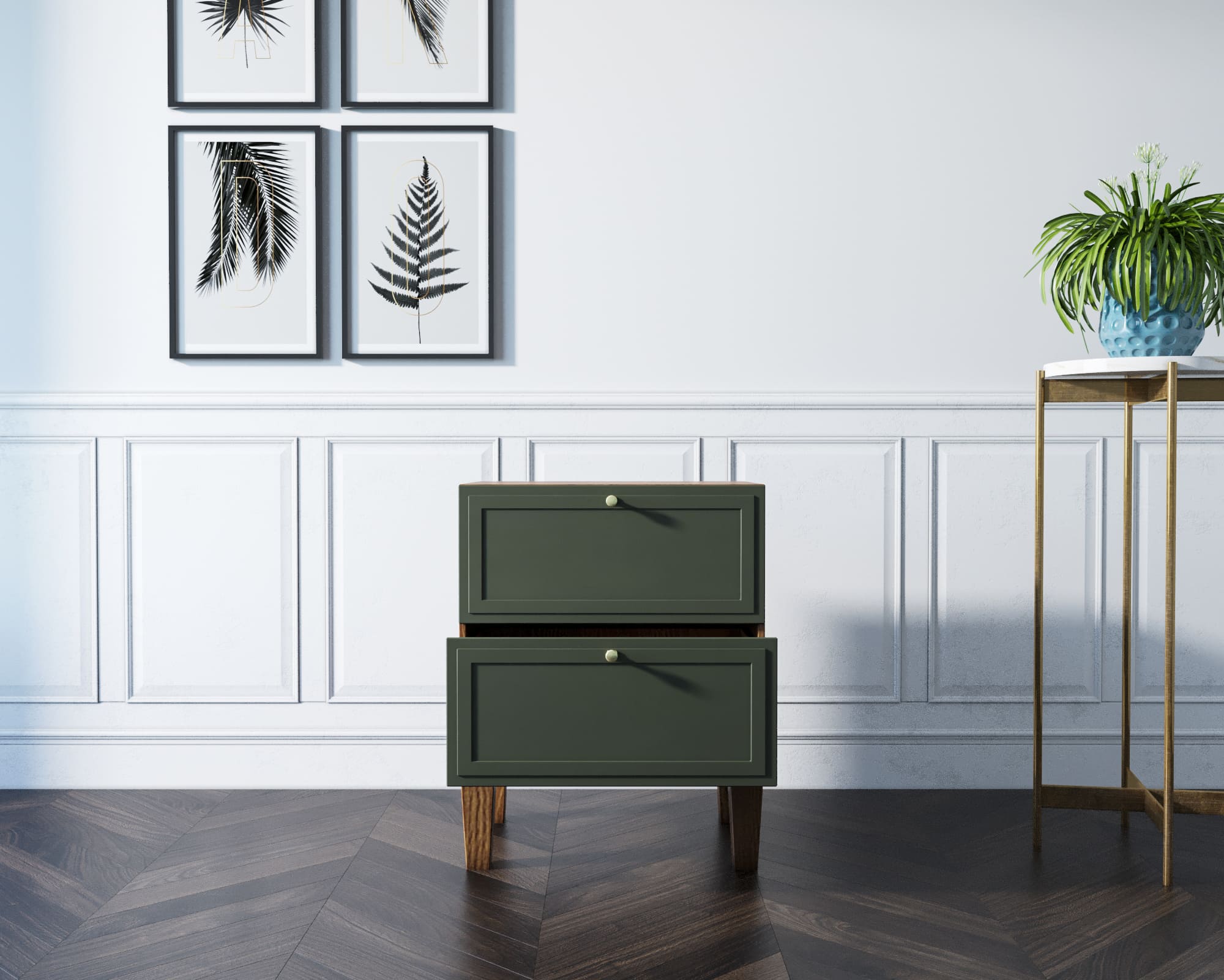 Комод-тумба с двумя ящиками "Andersen"