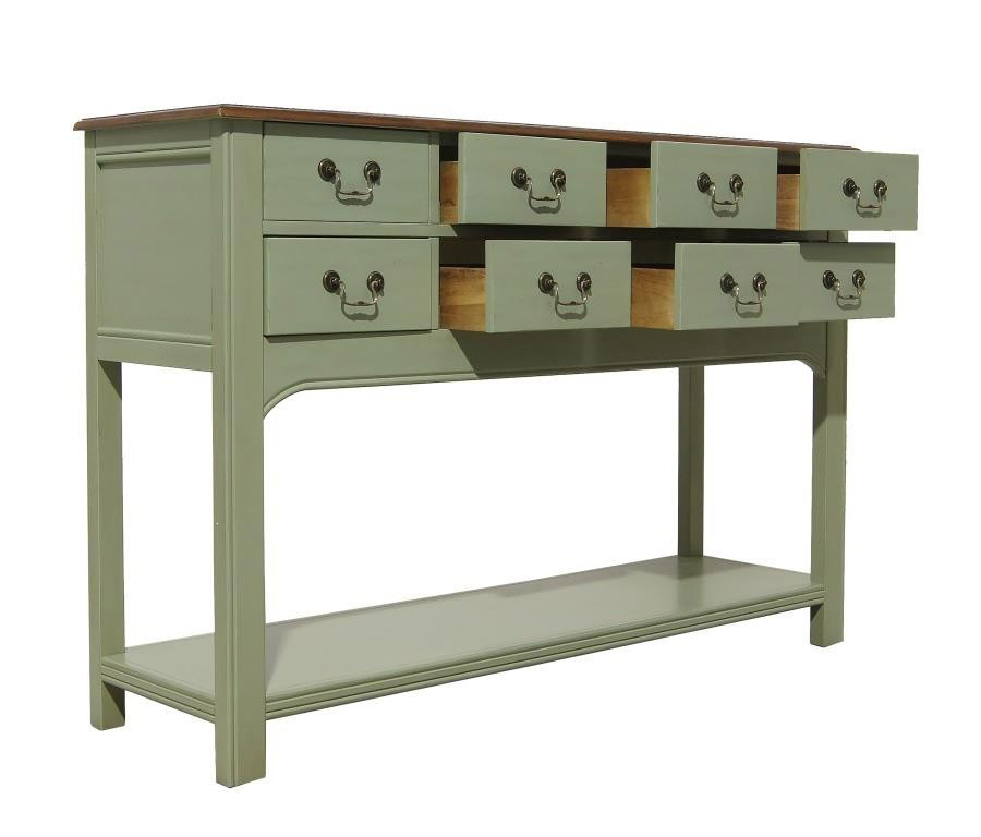 Консоль из дерева "Olivia" восемь ящиков