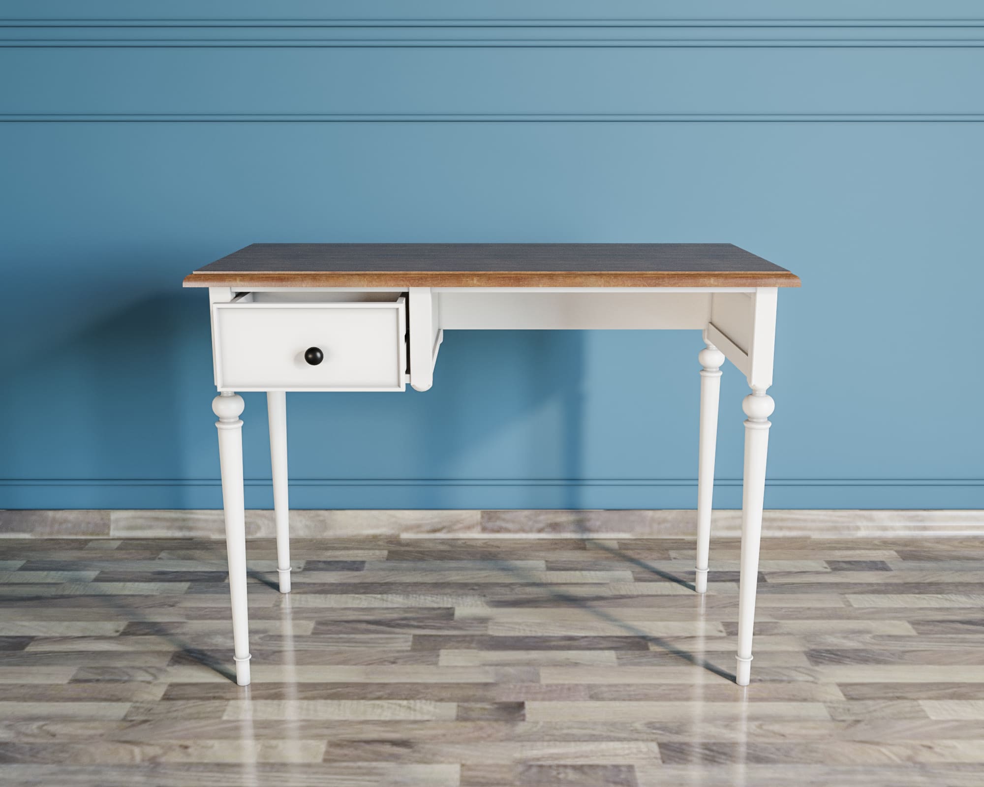 Рабочий стол с ящиком из березы "Odri" малый