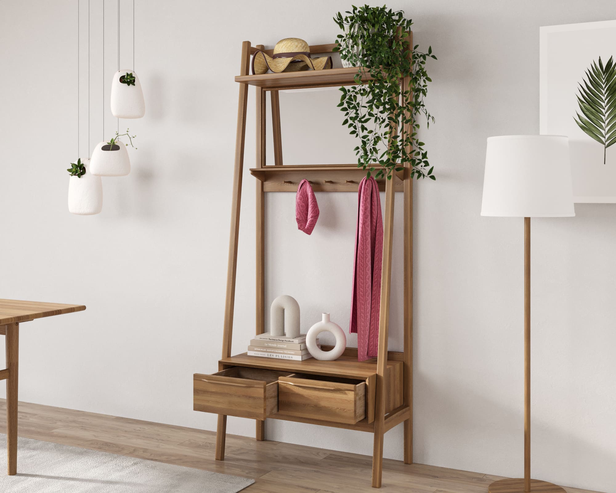 Прихожая из массива дерева "Bruni"