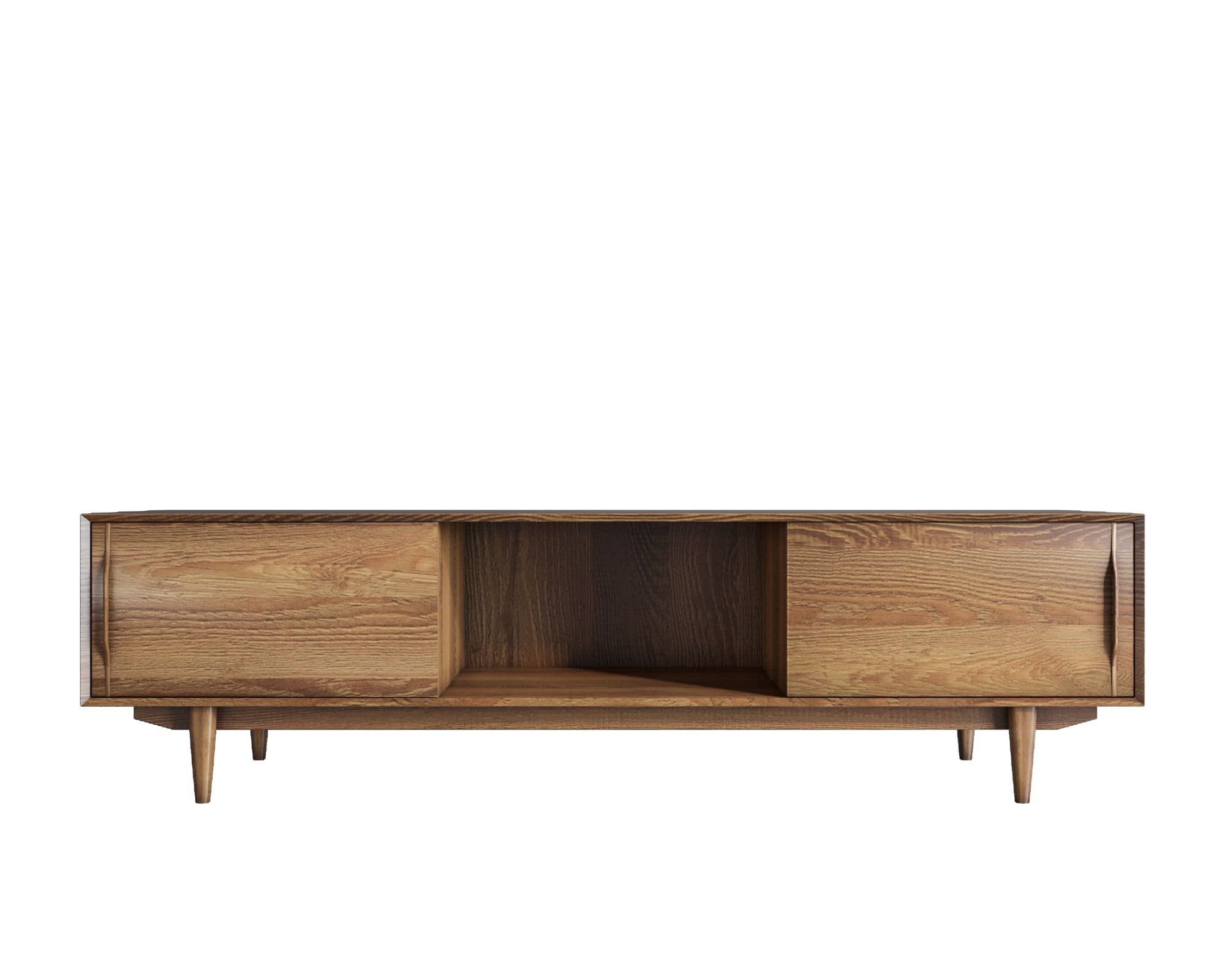 Консоль из дерева в Скандинавском стиле под TV "Bruni"