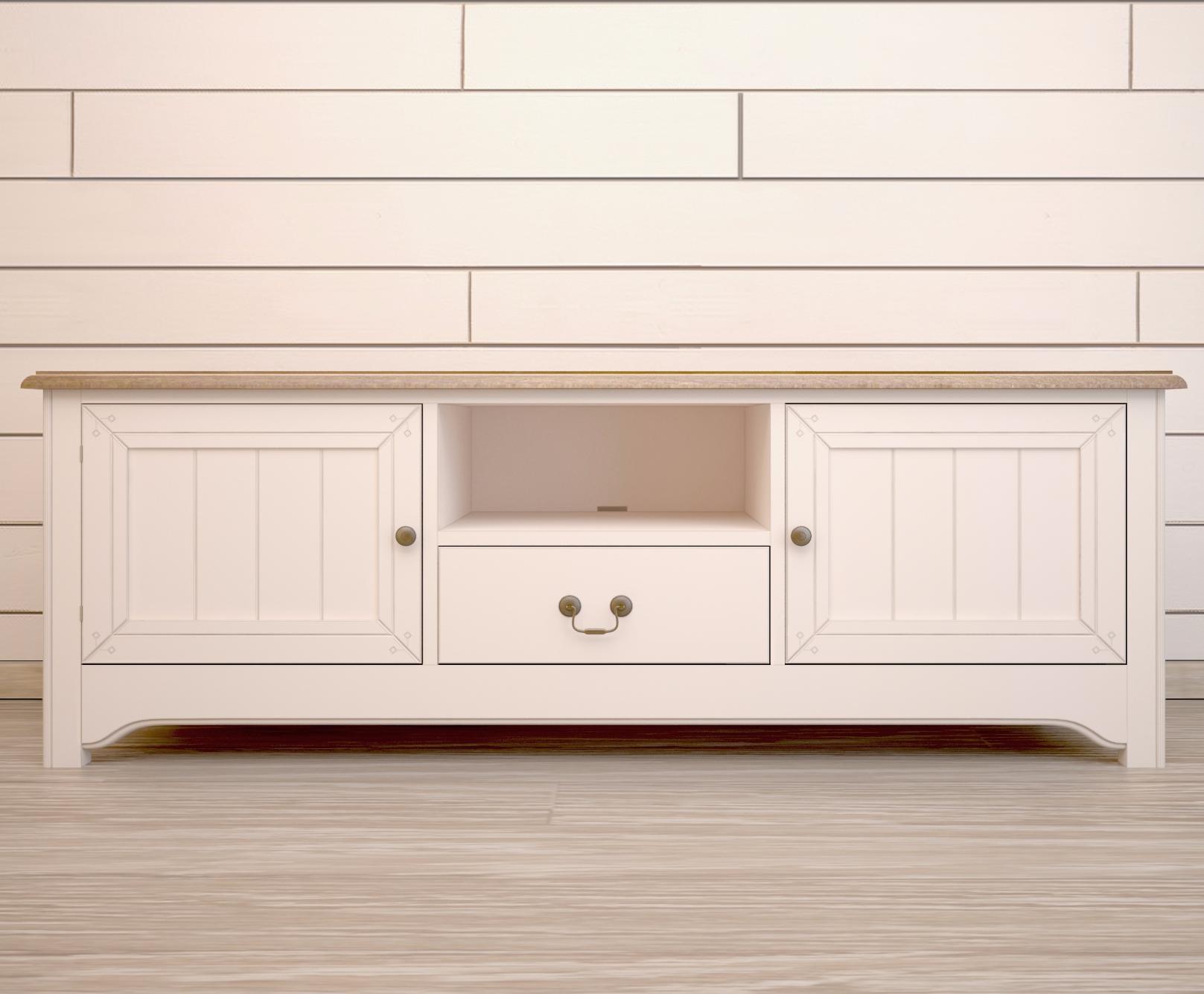 Бежевая консоль "Olivia" под TV