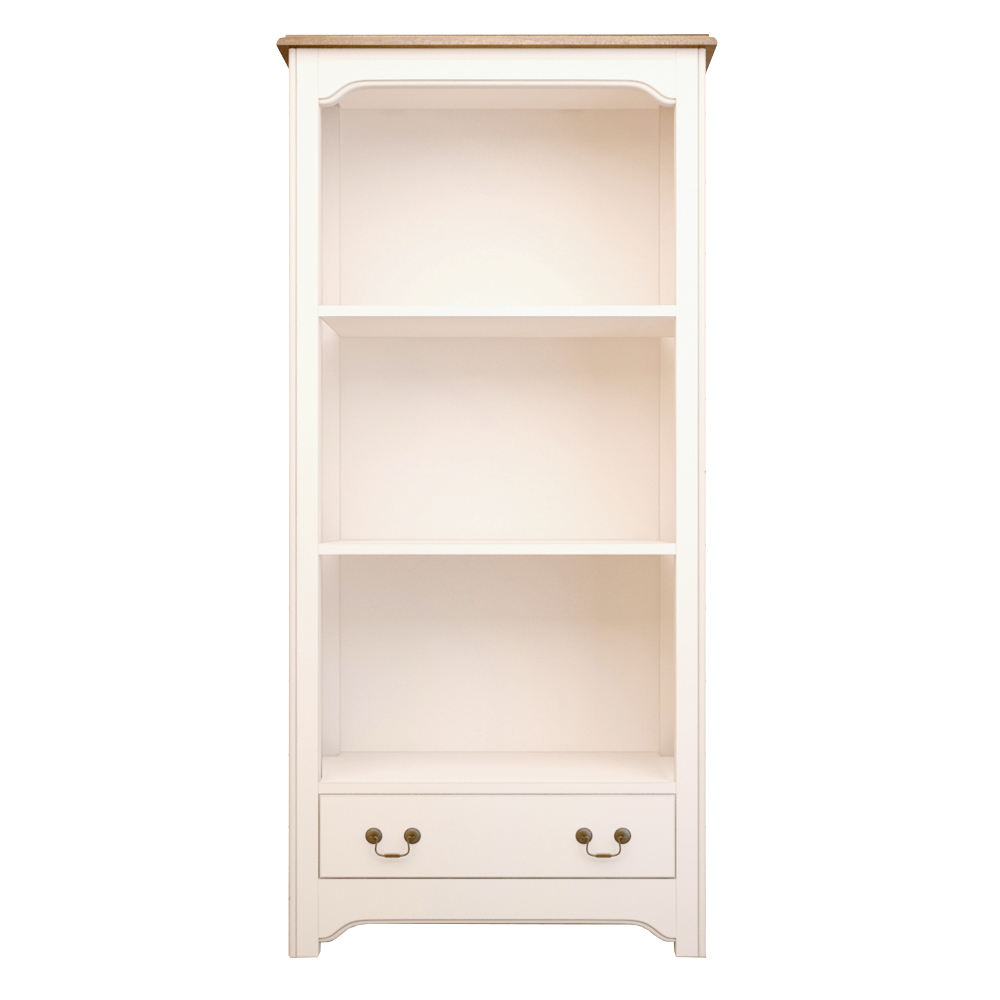 Стеллаж с ящиком "Olivia" в бежевом цвете