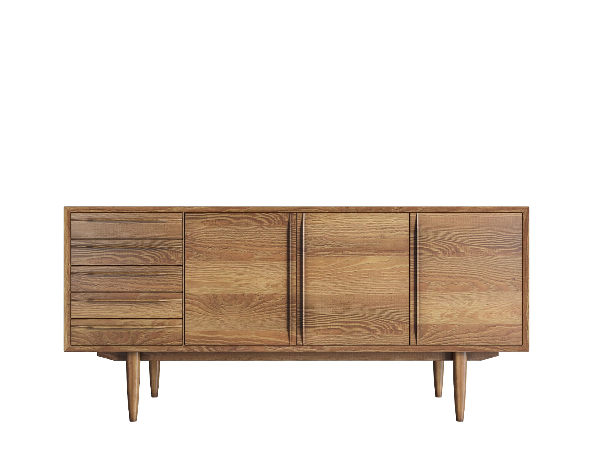 Комод с ящиками дерево "Bruni" три дверки