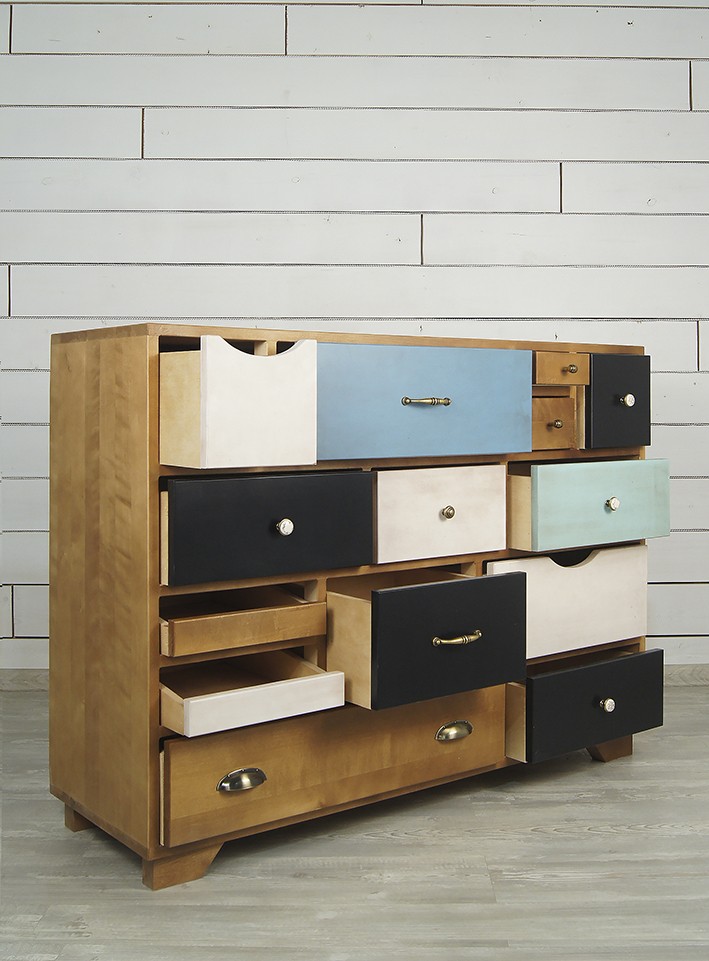 Комод «Aquarelle Birch» 14 ящиков