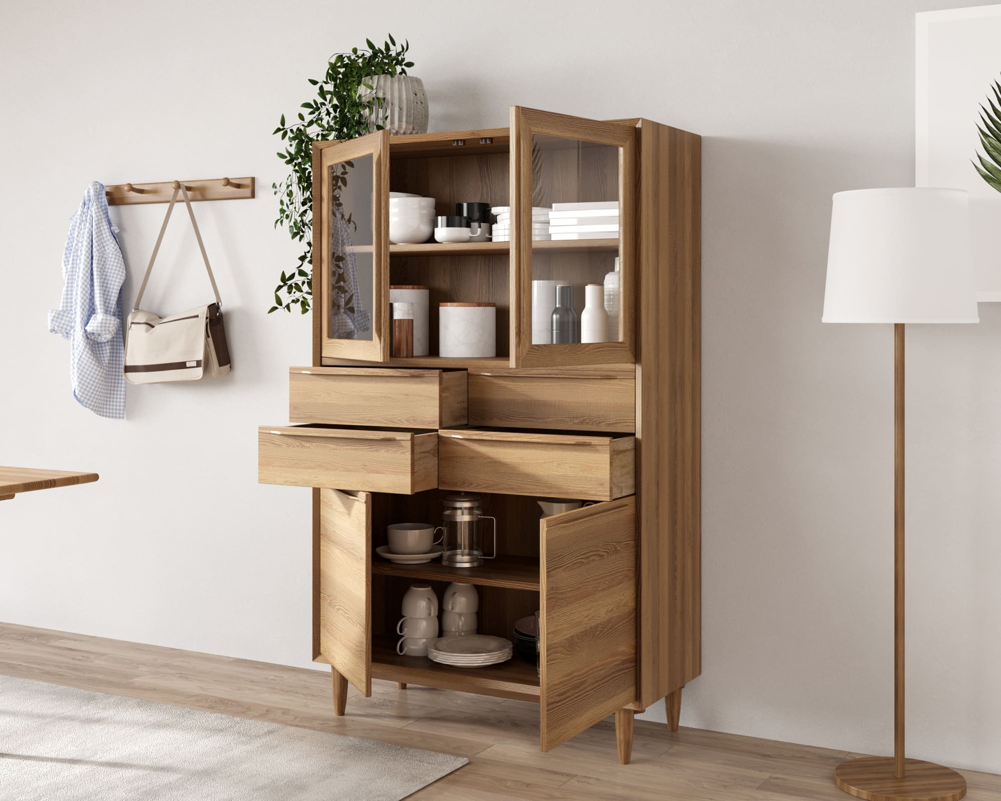 Буфет большой массив "Bruni" большой