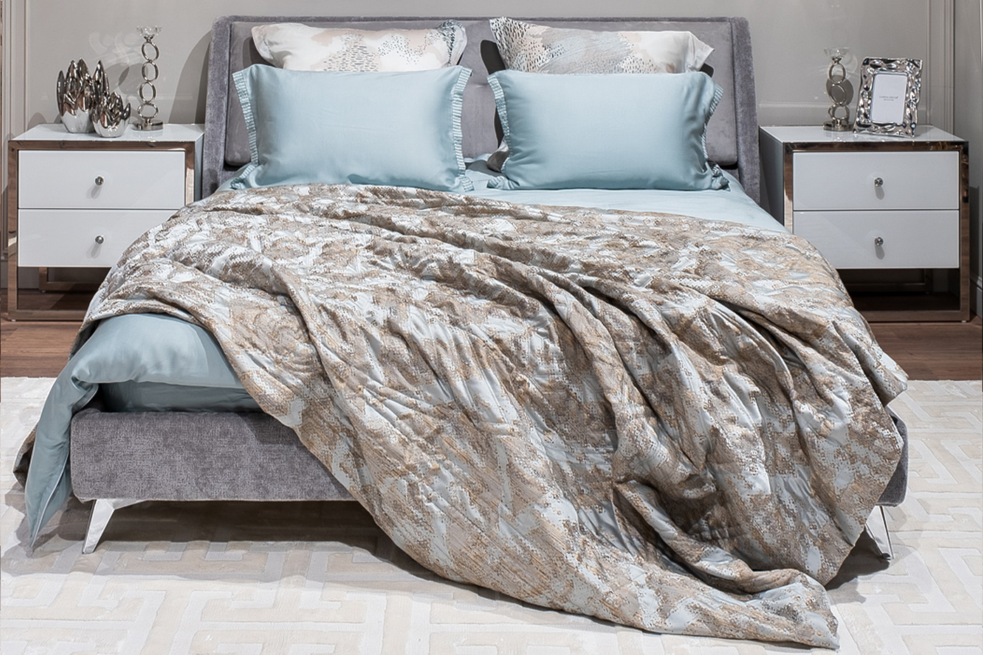 121GD-14604 Покрывало Bromley Art Deco 260*260 со стежкой