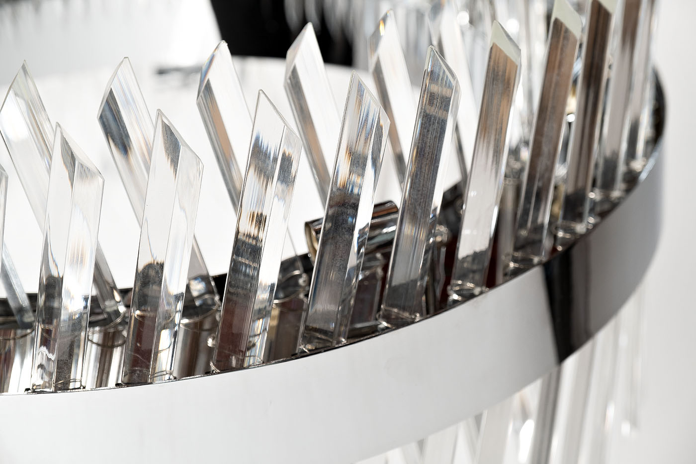 92EL-YG18739S-14P Люстра Cloud хром D.60*H.27см