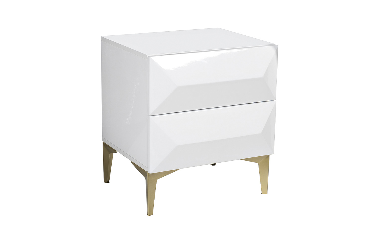 40AD-CB251 Тумбочка белая 