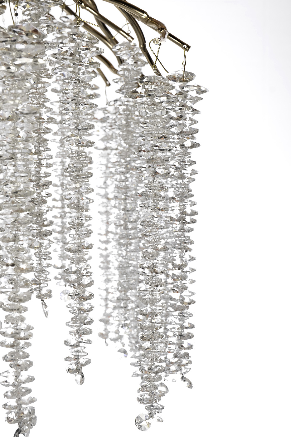 86-8066/800 Люстра d.80*45 см, металл цвет шампань