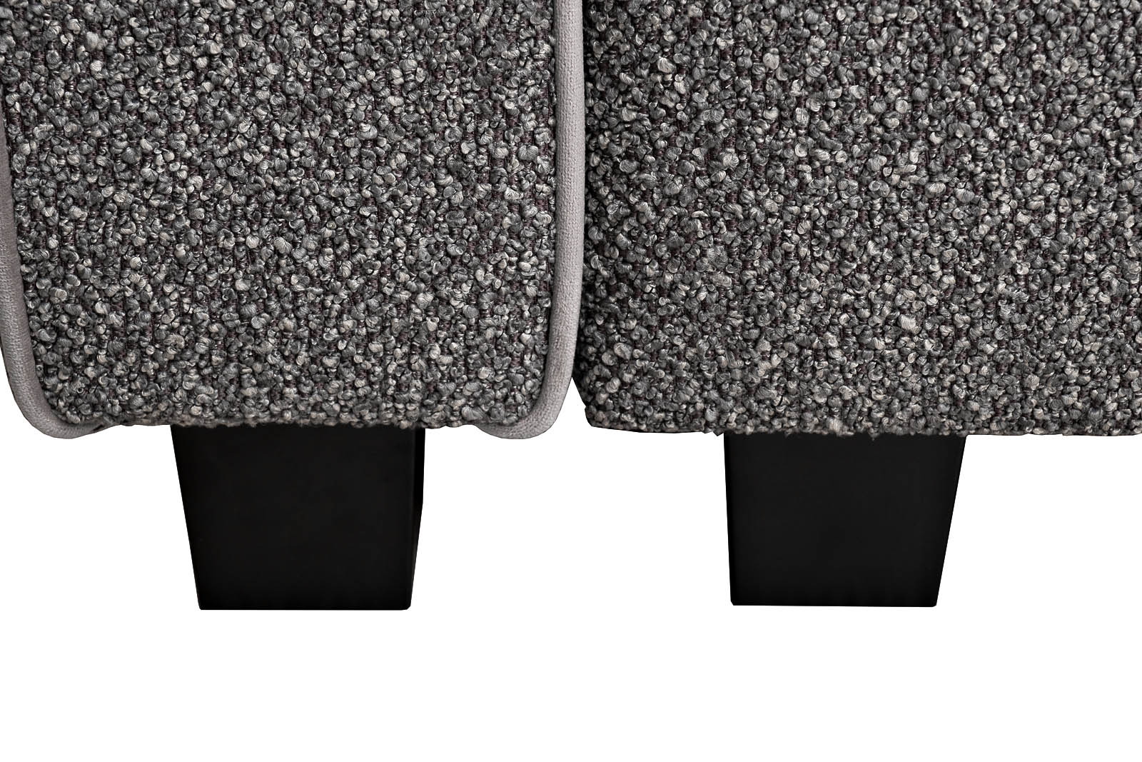 Диван Marco трехместный раскладной, букле серый Flona SER+Buta SER