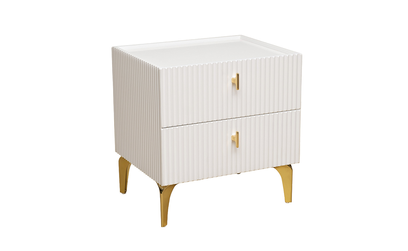 GD-00003 Тумбочка прикроватная Doria белая 
