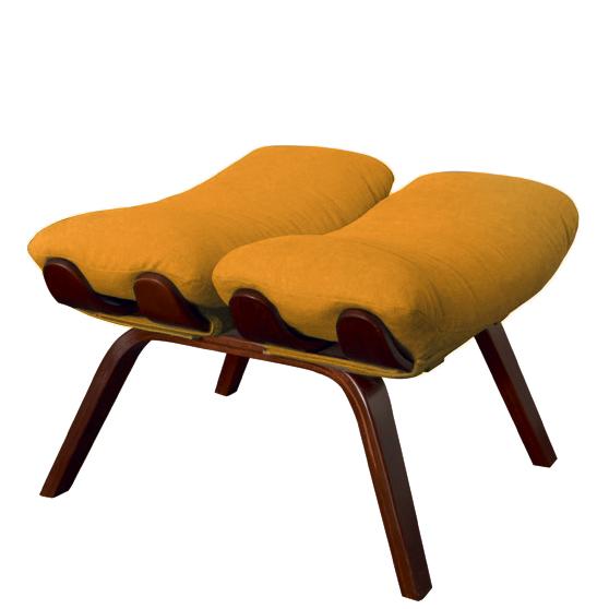  Пуф Эссента  фреш 23 охра каркас  Орех