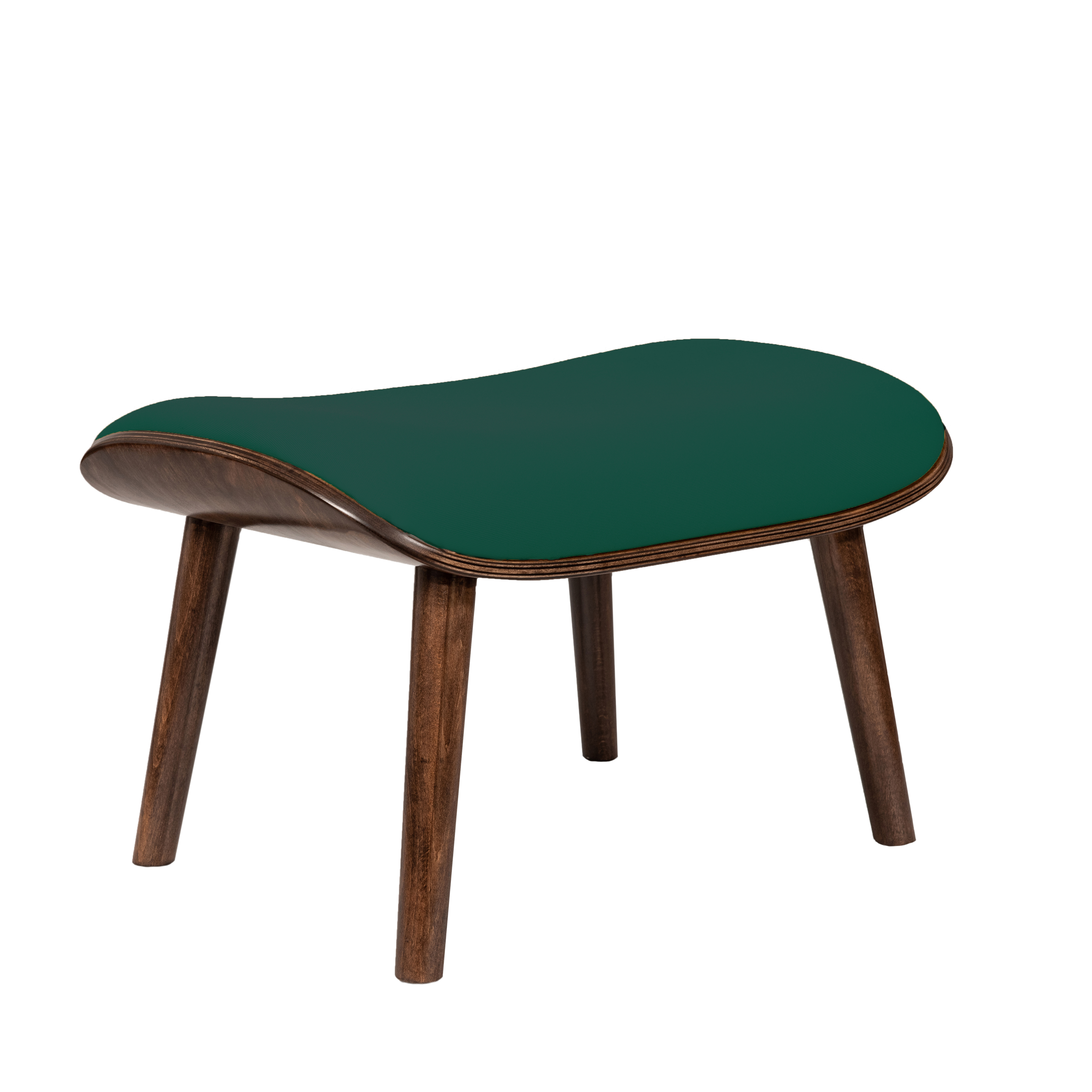  Пуф Конвена  Фреш 25 зелёный каркас  Орех