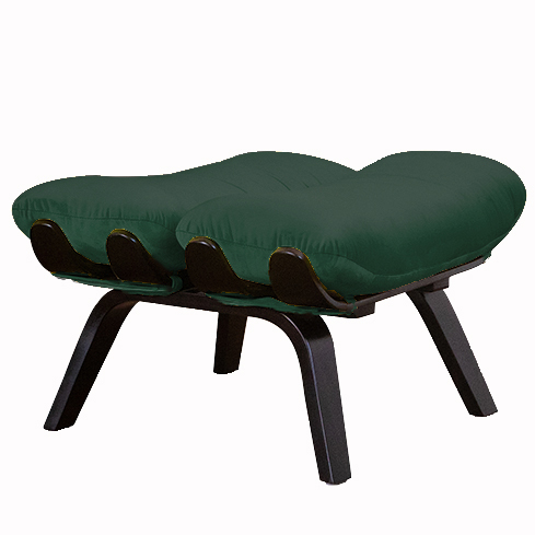  Пуф Эссента  Фреш 25 зелёный каркас  Чёрный