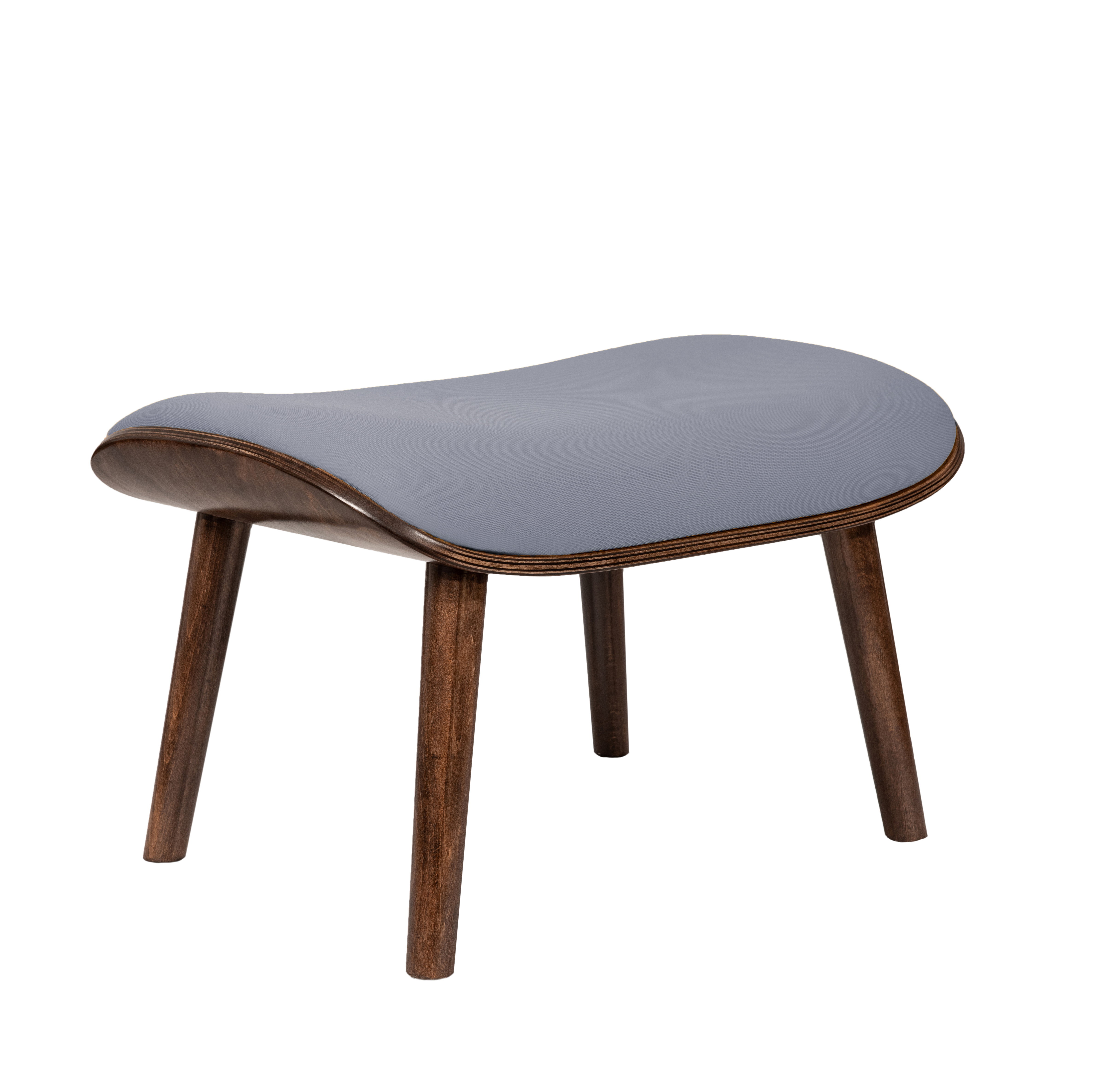 Пуф Конвена  Фреш 12 светло-серый каркас  Орех