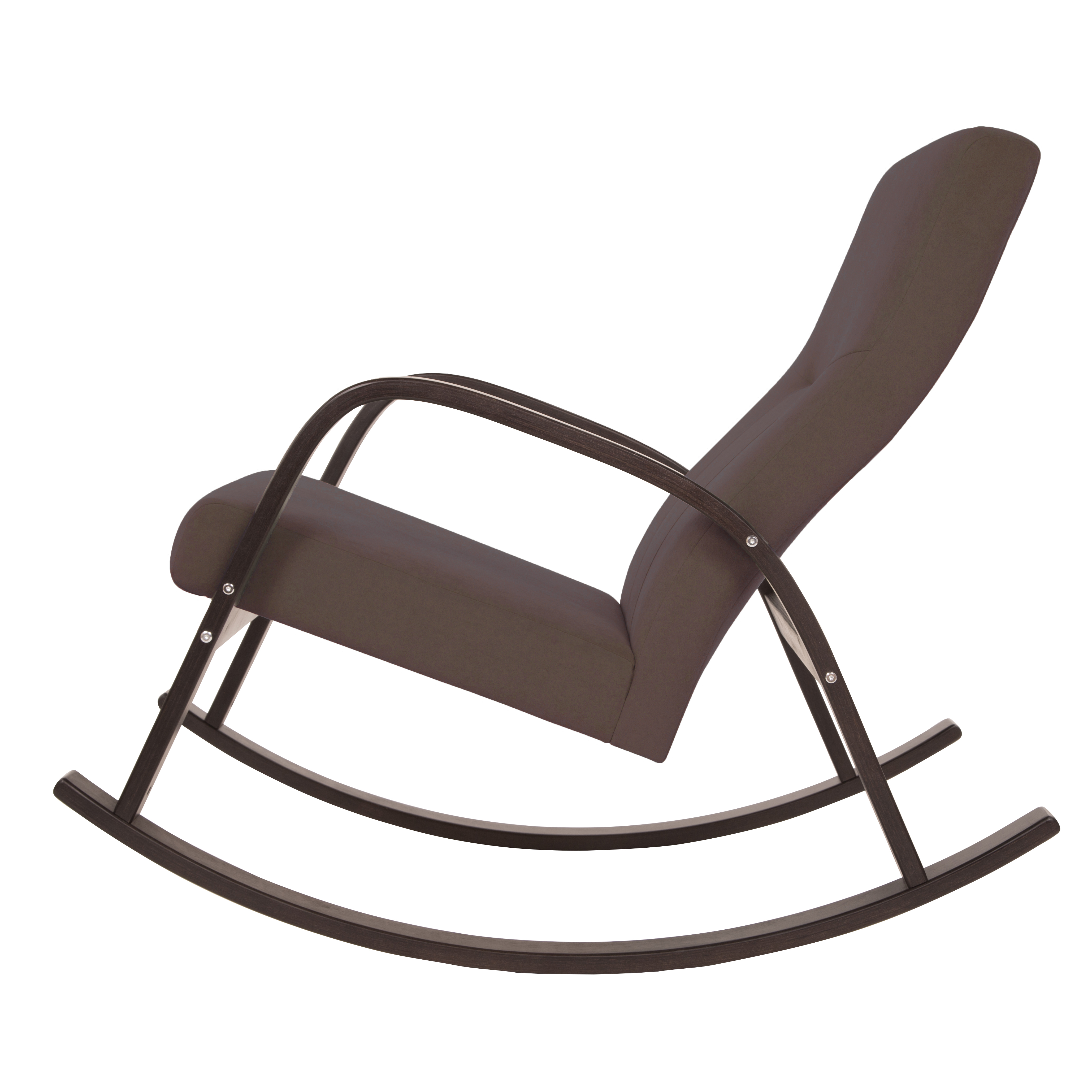  Кресло-качалка Ирис  фреш 05 коричневый каркас  Орех