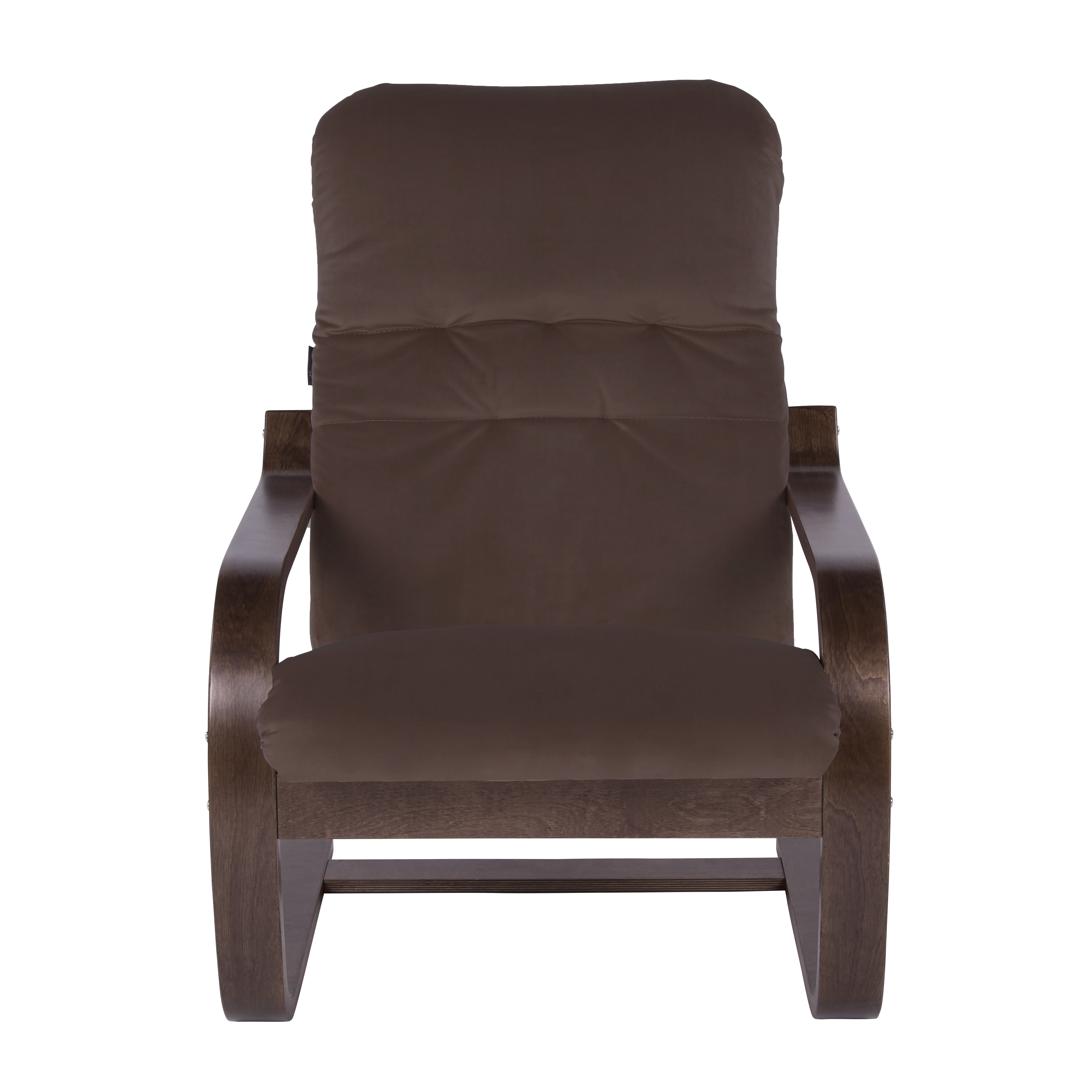 кресло Сайма  фреш 05 коричневый каркас  Орех