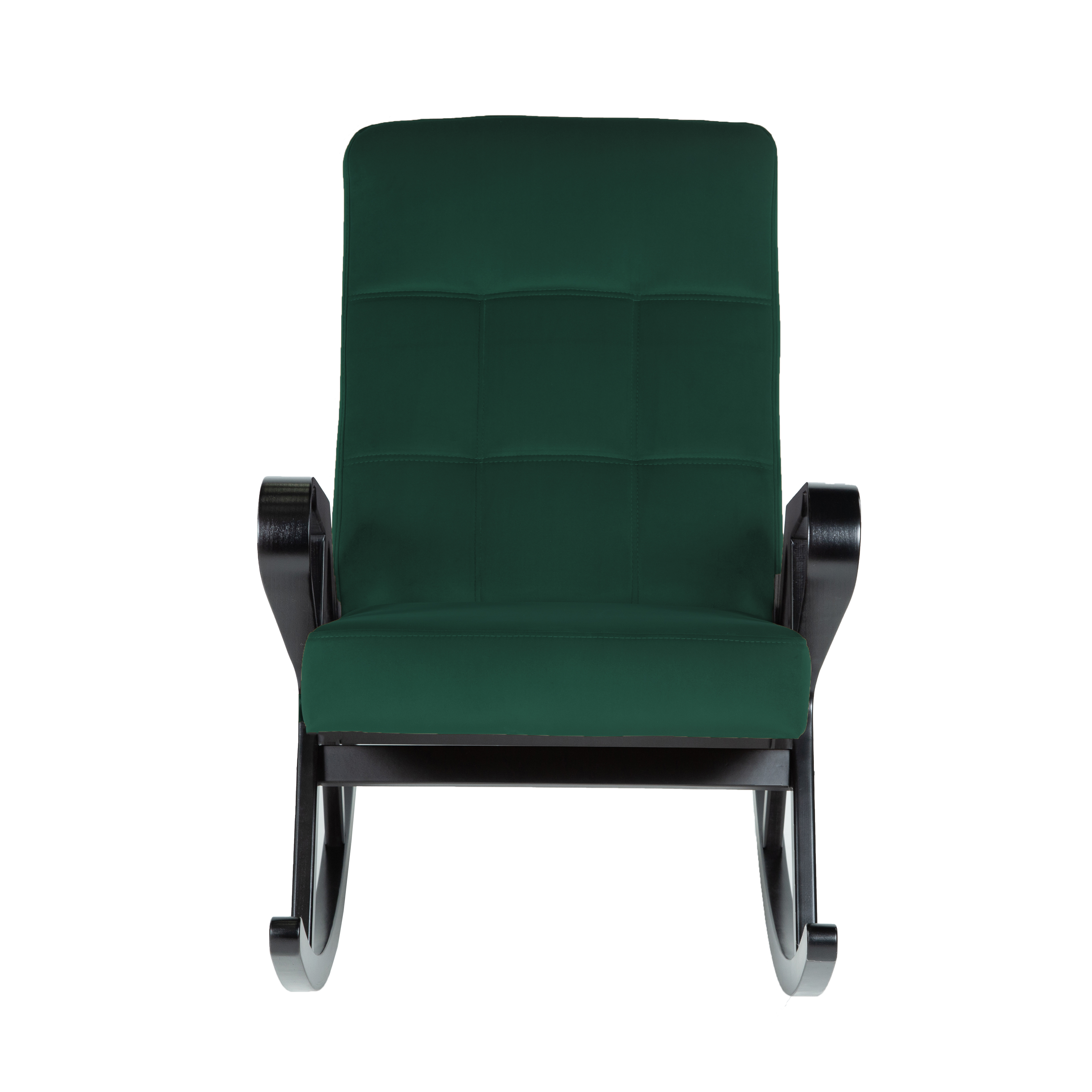 Кресло-качалка  Форетта   Фреш 25 зелёный каркас  Чёрный  