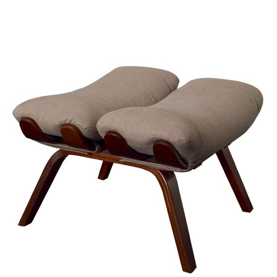  Пуф Эссента  фреш 04 бежевый каркас  Орех