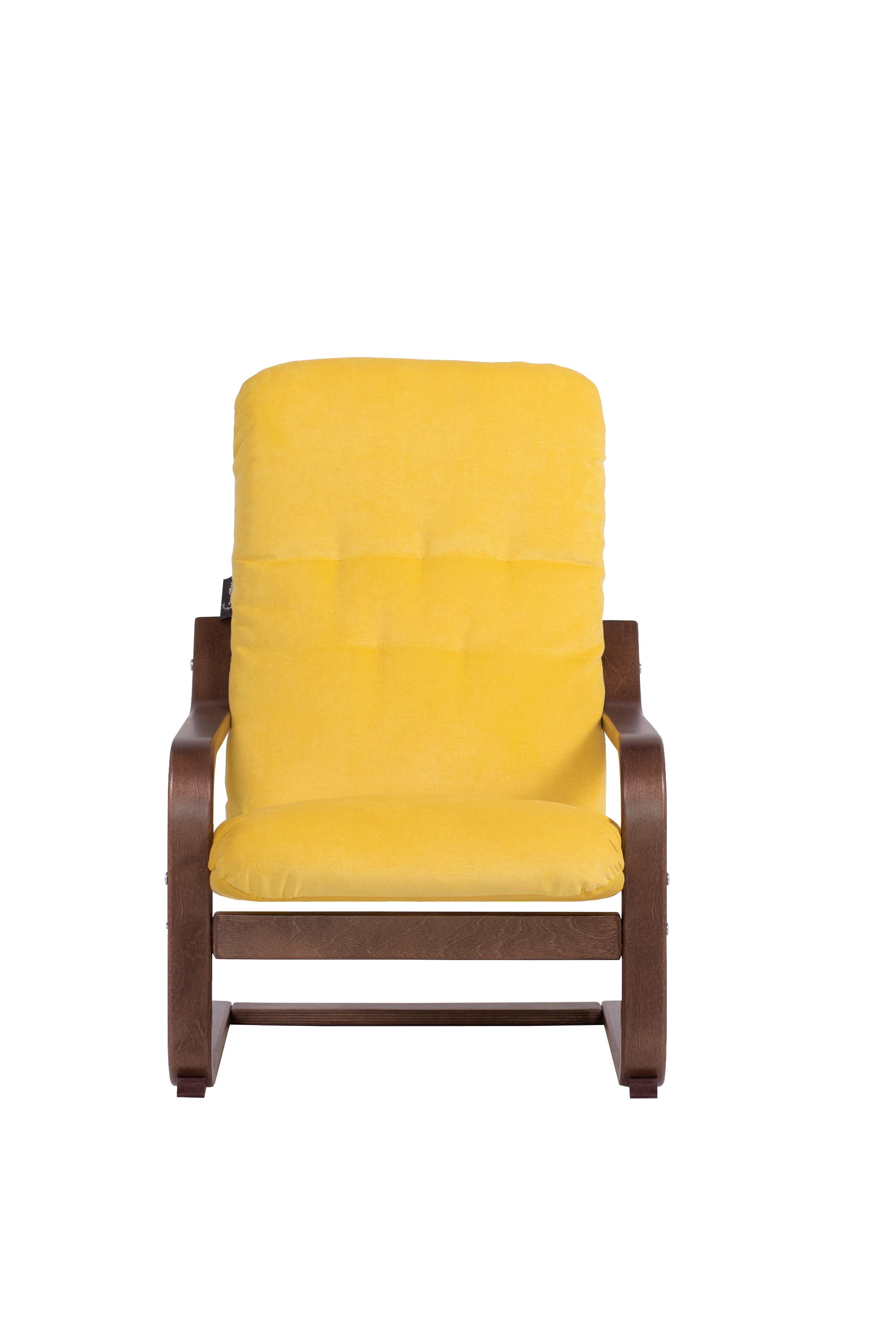 Детское кресло Лайма Kids  Вельвет Люкс 72 - оранжевый каркас  Берёза