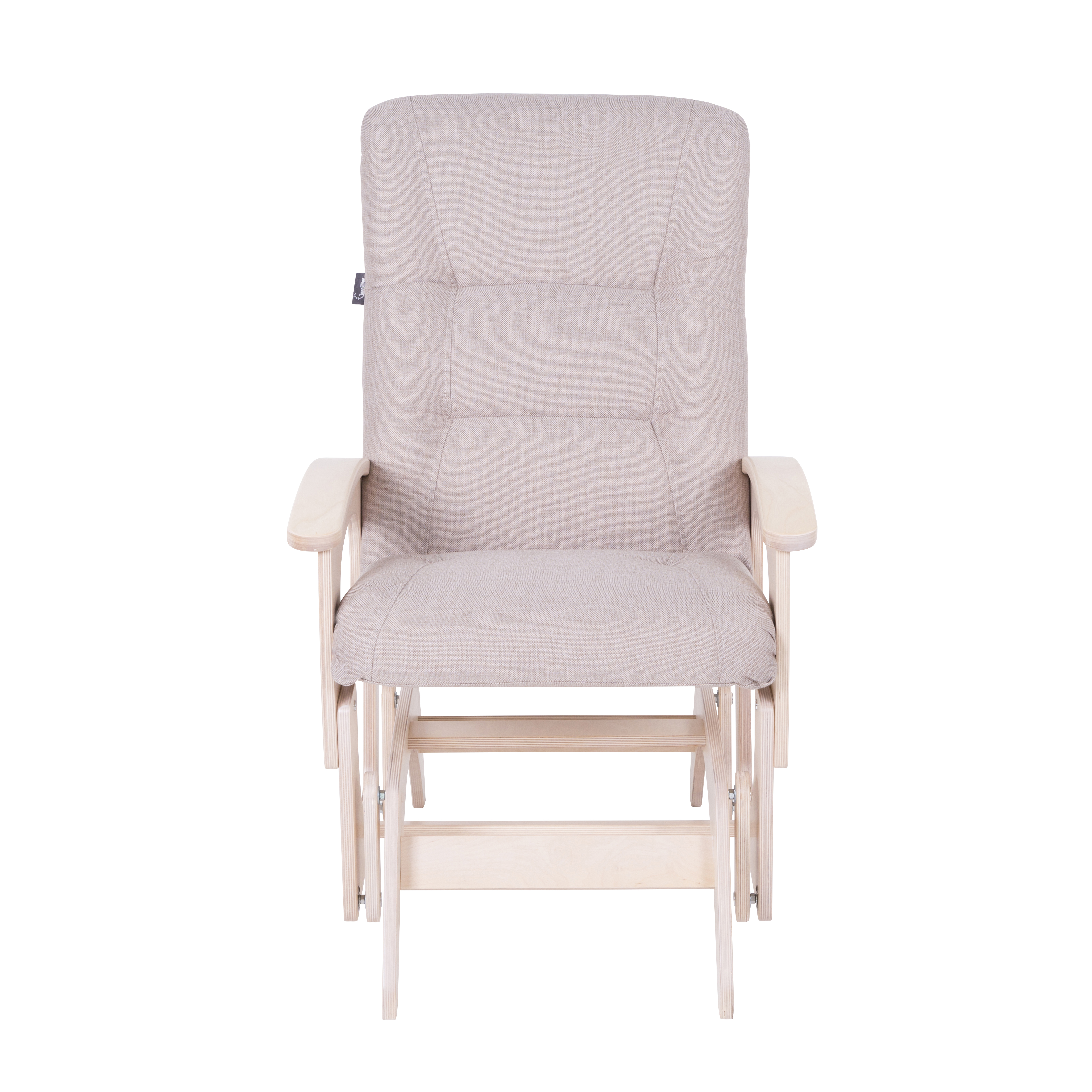 кресло-качалка глайдер Орион  Миндаль каркас  Берёза белая